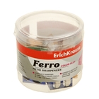 Точилка металлическая 2 отверстия Erich Krause FERRO COLOR PLUS алюминий 4 вида,микс 12428 - Фото 2