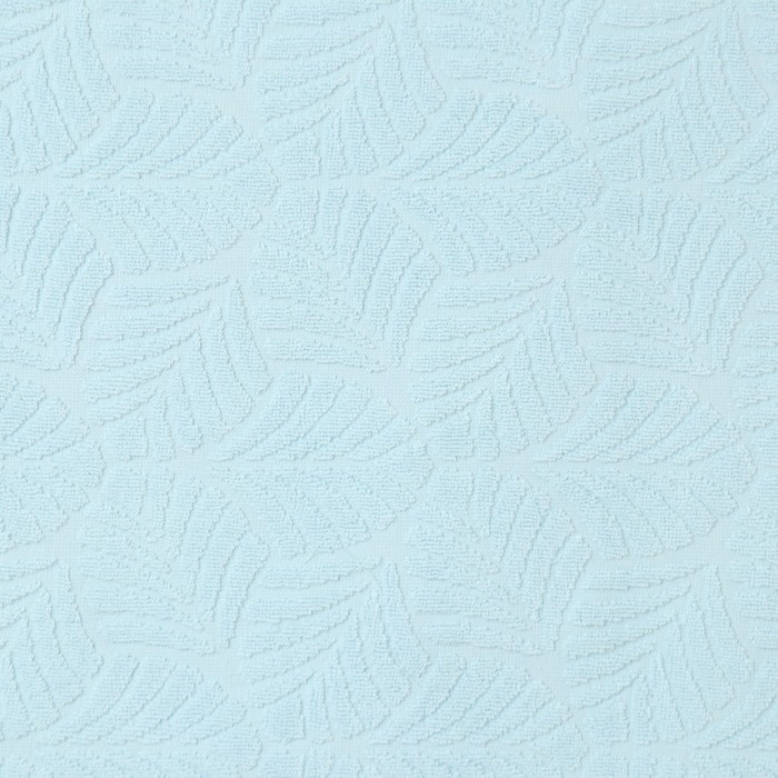 Полотенце махровое «Пальма», цвет голубой, 70х130 см, хлопок, 450г/м