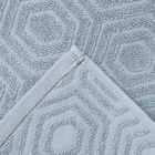 Полотенце махровое «Ромб», цвет серо-голубой, 70х130 см, хлопок, 450г/м - фото 23583513