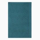 Полотенце махровое «Узор», цвет изумрудный, 50х80 см, хлопок, 450г/м - Фото 2