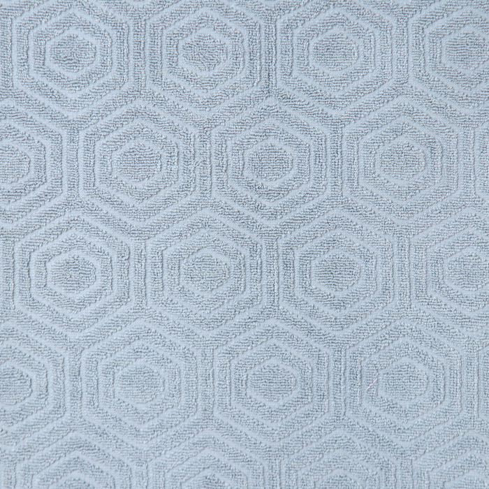 Полотенце махровое «Ромб», цвет серо-голубой, 50х80 см, хлопок, 450г/м