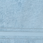Полотенце махровое Идиллия лаз 70х140см, голубой, 420г/м, хл100% - фото 23583576