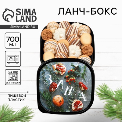 Ланч - бокс новогодний «Зима», 700 мл