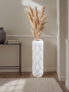 Ваза напольная «Люче», h=60 см, керамика, белая - фото 35264271