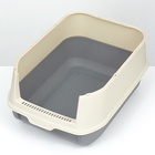 Туалет закрытый с откидным верхом 36 х 51 х 34 см, серый - Фото 5