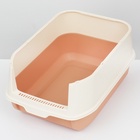 Туалет закрытый с откидным верхом 36×51×34 см, бежевый - Фото 8