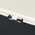 Туалет закрытый с откидным верхом 36×51×34 см, чёрный - Фото 11