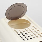 Туалет закрытый с откидным верхом 36×51×34 см, чёрный - Фото 9