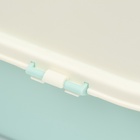 Туалет закрытый с откидным верхом 36×51×34 см, голубой - Фото 14