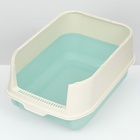 Туалет закрытый с откидным верхом 36×51×34 см, голубой - Фото 8