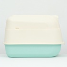 Туалет закрытый с откидным верхом 36×51×34 см, голубой - Фото 10