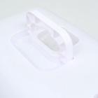 Туалет-домик 35×50×35 см, бело-серый - Фото 13