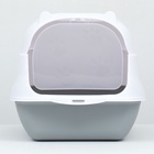 Туалет-домик 35×50×35 см, бело-серый - Фото 10