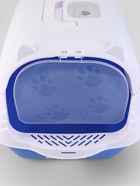 Туалет-домик 36×51×37 см, бело-синий - Фото 13