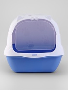 Туалет-домик 36×51×37 см, бело-синий - Фото 6