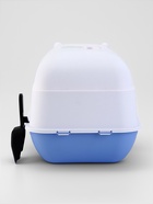 Туалет-домик 36×51×37 см, бело-синий - Фото 8