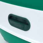 Туалет закрытый с УФ-лампой для уничтожения запаха 39×56×40 см, зелёный - Фото 11