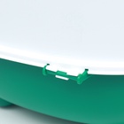 Туалет закрытый с УФ-лампой для уничтожения запаха 39×56×40 см, зелёный - Фото 14