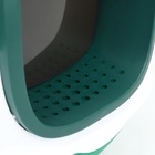 Туалет закрытый с УФ-лампой для уничтожения запаха 39×56×40 см, зелёный - Фото 10