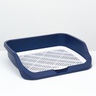 Туалет открытый 53×45×13 см, синий - Фото 3