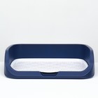 Туалет открытый 53×45×13 см, синий - Фото 4