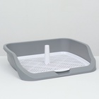 Туалет открытый 53×45×13 см, серый - Фото 3