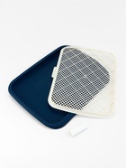 Туалет открытый, 65×6.5×5 см, со столбиком, пластик, синий - Фото 4