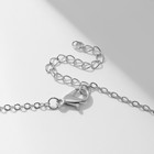 Кулон «Сердечки» скреплённые, цвет белый в серебре - Фото 3