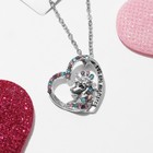 Кулон детский «Выбражулька» единорог, цветной в серебре - Фото 2