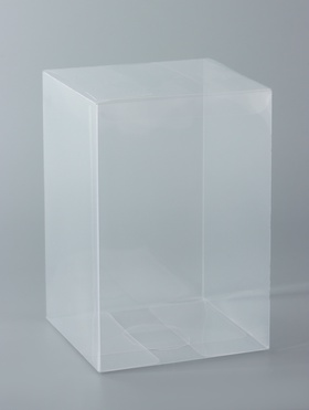 Складная прозрачная коробка из PVC, для упаковки подарков, 12?12?18 см (комплект 5 шт)