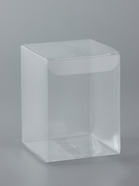 Складная прозрачная коробка из PVC, для упаковки подарков, 6?6?8 см (комплект 5 шт)