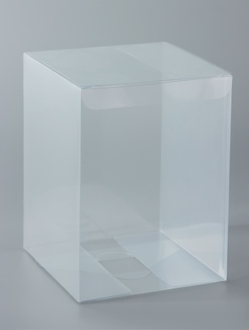 Складная прозрачная коробка из PVC, для упаковки подарков, 11?11?15 см (комплект 5 шт)