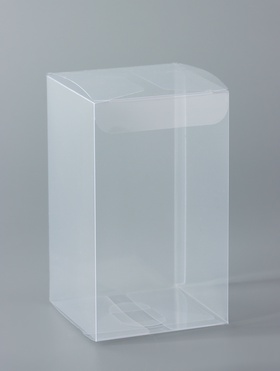 Складная прозрачная коробка из PVC, для упаковки подарков, 7?7?12 см (комплект 5 шт)