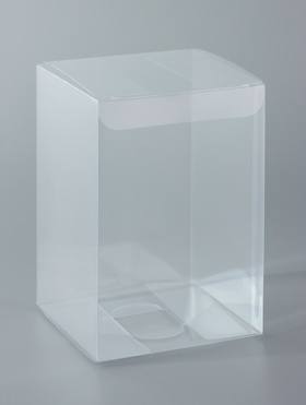Складная прозрачная коробка из PVC, для упаковки подарков, 9?9?13 см (комплект 5 шт)