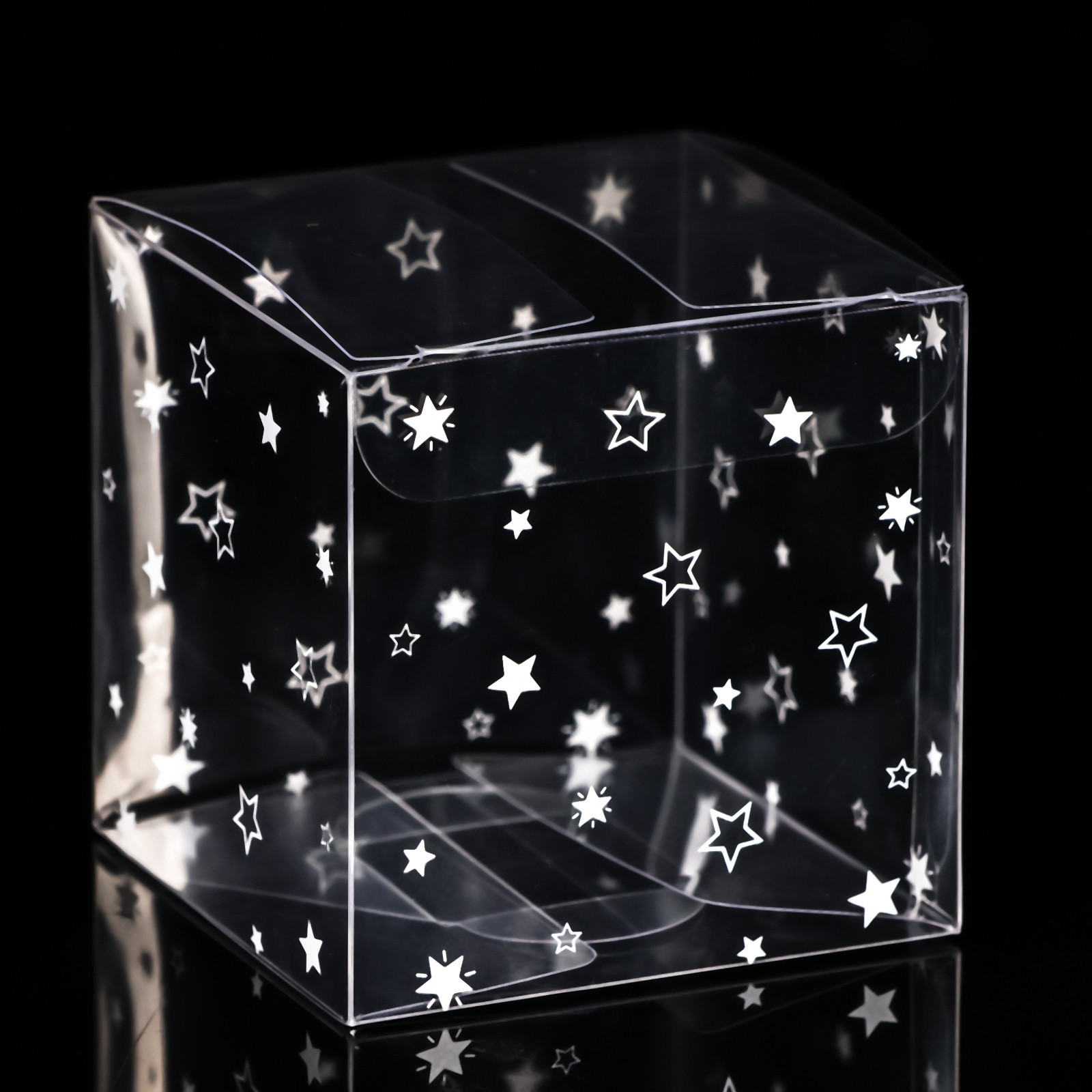 Складная коробка из PVC «Звездопад», 7×7×7 см (9922199) - Купить по ...