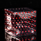 Складная коробка из PVC "Сердечки", 11 x 11 x 11 см - фото 320946071