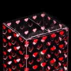 Складная коробка из PVC "Сердечки", 4,5 х 5 х 7,5 см - Фото 3