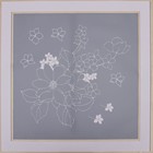 Пленка для цветов матовая, «Цветы с каймой», 58×58 см, розовый - Фото 3