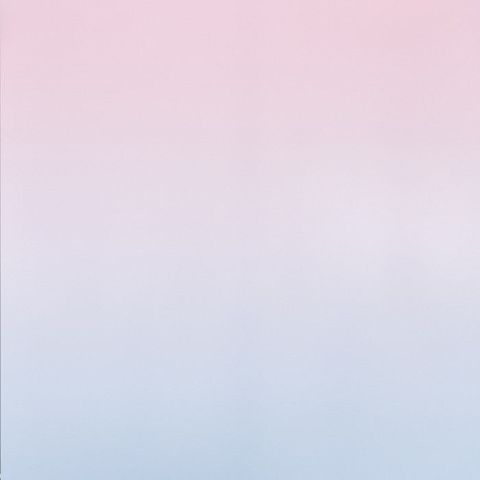 Пленка для цветов матовая, "Перелив", 57 х 58см, розовый+голубой