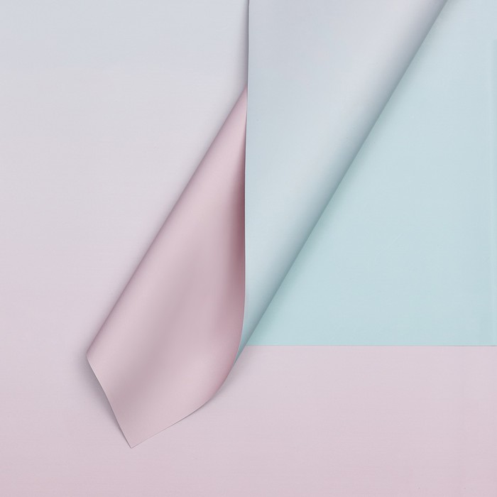 Пленка для цветов матовая, «Перелив», тиффани, 0.57×5 м ±5% см - Фото 1