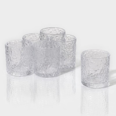 Набор стаканов стеклянных «Вулкан», 6 предметов: 330 мл, 8,5×9 см