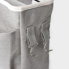 Органайзер подвесной с карманами LaDо́m, 3 отделения, 30×10×20 см, цвет серый - Фото 4