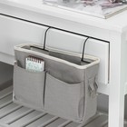 Органайзер подвесной с карманами LaDо́m, 3 отделения, 30×10×20 см, серый - Фото 9