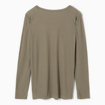 Лонгслив женский KAFTAN: Basic line, хаки, размер 40-42