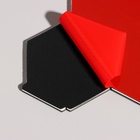 Панель ПВХ самоклеящаяся TAKE IT EASY «Мозаика соты», 300×300 мм, цвет светлый 9933246