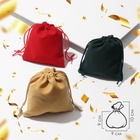 Мешочек бархатный «Ассорти новогодний», 9×10, фасовка 15 шт., МИКС - Фото 2