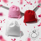 Мешочек бархатный «Влюблённое ассорти», 9×10 см, фасовка 15 шт., МИКС - Фото 1