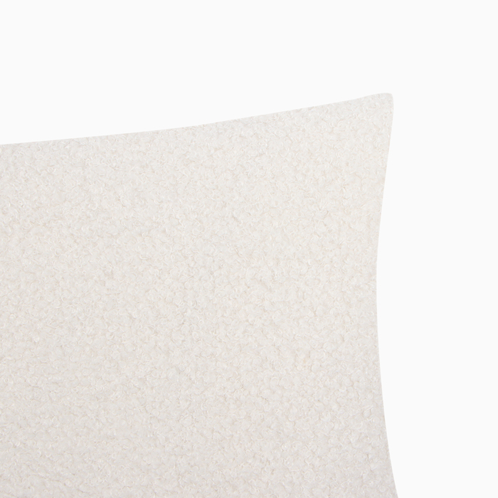 Чехол на подушку Этель Boucle 43х43см, цв. белый, 100% п/э