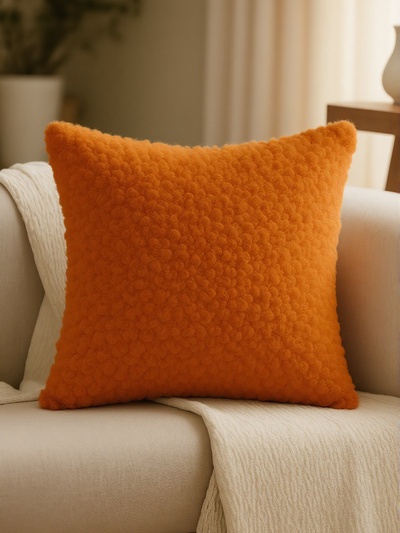 Наволочка декоративная Этель Boucle 43×43 см, цвет коричневый, полиэстер