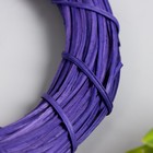 Кольцо ротанг для изготовления ловца снов "Фиолетовый" d=15 см - Фото 2